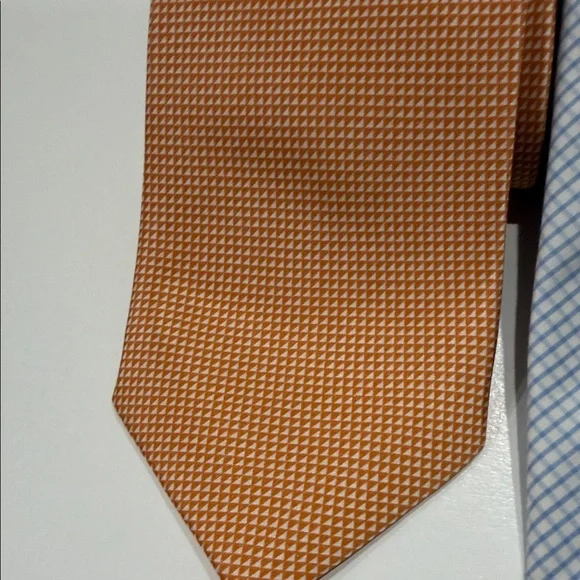 Dolcepunta wardrobe set of 7 men’s ties- Orange, Blue, and Purple, pink - Picture 5 of 7